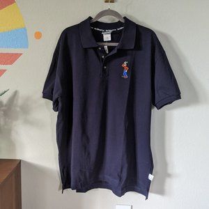 NWT Disney World Goofy Blue Polo Shirt